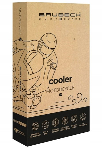 Pantallona termike moto Brubeck Cooler, leginse ftohëse për burra XL, gri