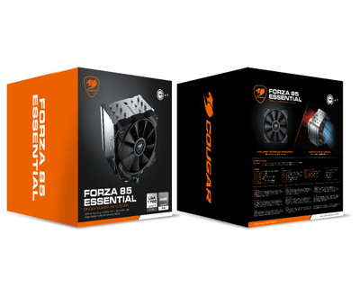 Ftohës CPU Cougar Forza 85, 6 tuba nxehtësie, ventilator 120mm, i zi