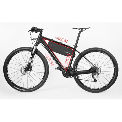 Çantë kornize biçiklete RockBros AS-043, 3L, e papërshkueshme nga uji, e zezë