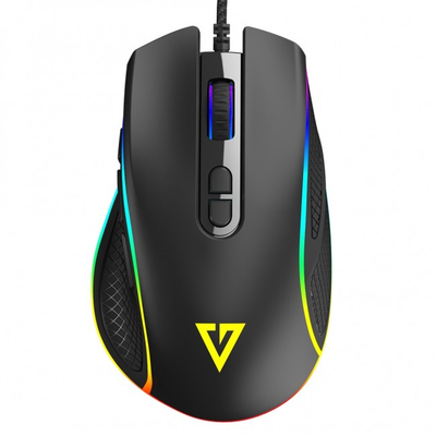 Гејминг глушец Modecom Volcano Veles, оптички, со USB кабел, црн
