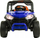 Makine elektrike lodër Buggy Jeep 4X4, sedilje me lëkurë, rrota EVA, MP3, blu