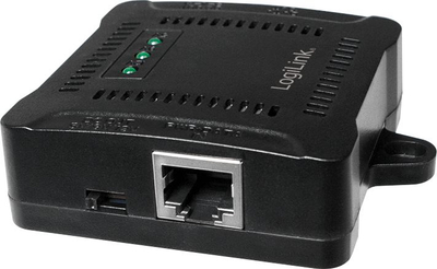 Адаптер PoE LogiLink POE005, гигабитен етернет, 24W, црн