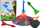 Lodër hedhëse dinosauri LEANToys Adjustable, distancë e rregullueshme, për kalamaj, shumëngjyrëshe