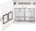 Boks matës a-RZ17 S/F, 2x15 module, IP40, i bardhë