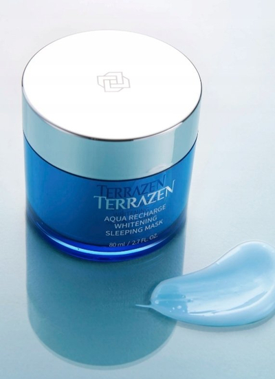 Maskë nate fytyre Terrazen Aqua Recharge, Brightening, 80 ml, blu