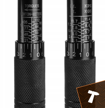 Динамометриски клуч БИГСТРЕН 26079, 3/8", 7–112Nm, металик
