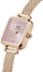 Orë për femra Daniel Wellington Micro Quadro Mini Melrose Blush DW00100650, e artë/rozë