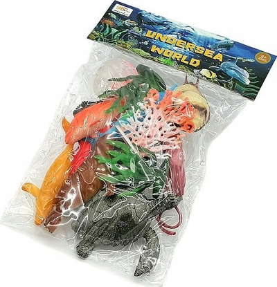 Set lodrash detare Undersea World, 14 copa, PVC, shumëngjyrësh