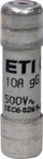 Siguresë ETI CH10 10x38, 10A gG, 500V 120kA