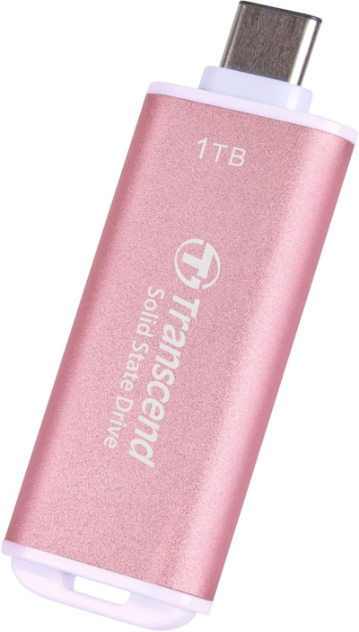 SSD i jashtëm Transcend ESD300P, 1TB, USB Type C, rozë