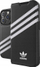 Këllëf booklet Adidas për iPhone 14 Pro, lëkurë PU, me xhep karte, i zi
