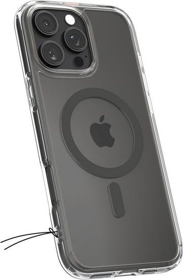 Mbulesë telefoni Spigen Ultra Hybrid MagSafe për iPhone 16 Pro, e tejdukshme, grafit