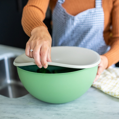 Kapak plastik për tas Koziol PALSBY L, Ø30 cm, pa BPA, bezhë