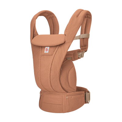 Mbajtëse bebe Ergobaby Omni Deluxe Mesh, ergonomike, SoftFlex Mesh, ngjyrë argjile Canyon Clay