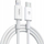 Kabllo kariku T-phox Glary Lite Series, USB-C në Lightning, 18W, 1m, e bardhë