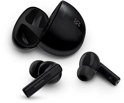 Kufje True Wireless Philips TAT2520, Bluetooth, ANC, të zeza