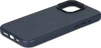 Kllapë telefoni Decoded Leather Backcover për iPhone 15 Pro Max, lëkurë, MagSafe, blu e errët