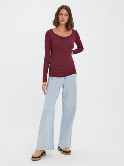 Блуза Vero Moda VMMAXI Regular Fit, розова
