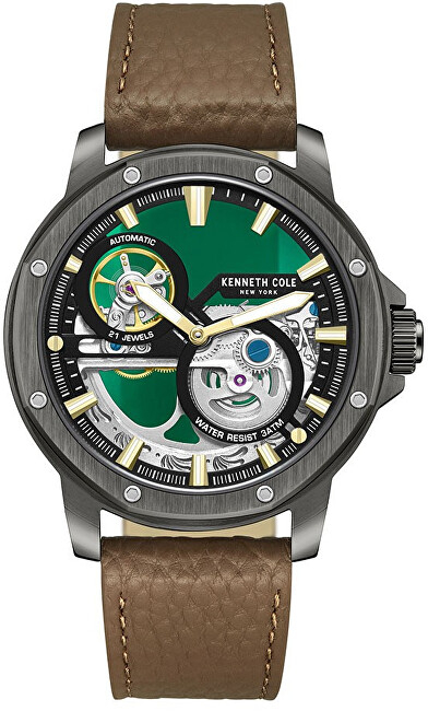 Orë për meshkuj Kenneth Cole, e kaftë/ gjelbër