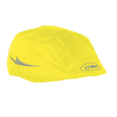 Mbulesë shiu për helmetë Chiba Helmet Raincover Pro, mbrojtje qafe, reflektuese, e verdhë