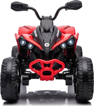 Quad elektrik për kalamoj CAN-AM Renegade, me telekomandë 2.4G, me drita LED, i kuq