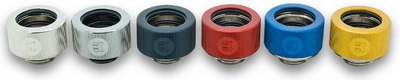 Fiting i drejtë EK Water Blocks, G1/4", për tub 16 mm, vjollcë
