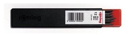 Refil për laps mekanik Rotring R505208N, 2.0 mm, HB