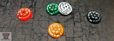 Трекер бројачи за игри, опсег 0–59, 25mm, мешани бои