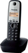 Telefon fiks pa tel Panasonic KX-TG1911FXG, DECT, me ekran me dritë, ngjyrë e zezë