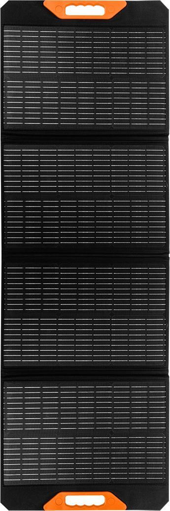 Panel diellor portativ NEO Tools 140W, rregullator karikimi 12V, USB, i zi