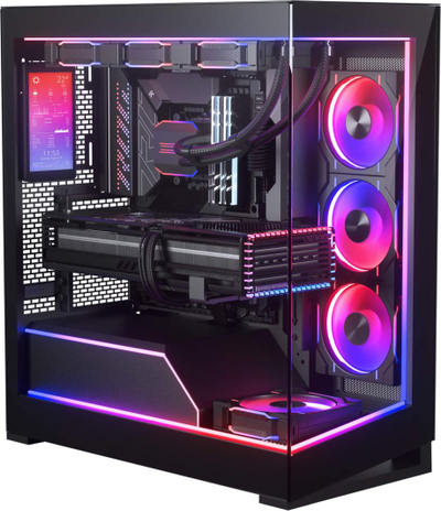Ekran dytësor Phanteks Universal Hi-Res Display, 5.5", 2560x1440, i zi