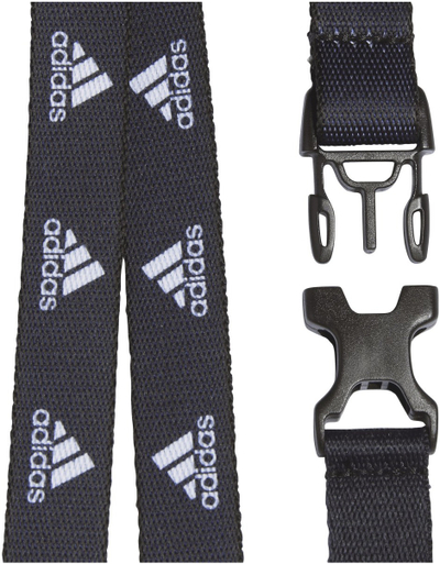 Varëse çelësash Adidas Lanyard, për karta dhe çelësa, e zezë