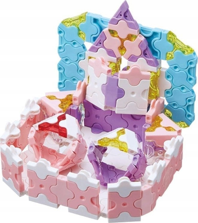 Set blloqe edukative LaQ Magical Educational Blocks, 180 pjesë, shumëngjyrëshe