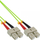 Kabllo fibër optike InLine Patchcord Duplex SC SC, OM5 50/125µm, 15m, jeshile