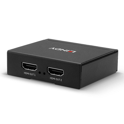 Ndarës HDMI Lindy 38158, 2 porta, 4K 2160p, i zi
