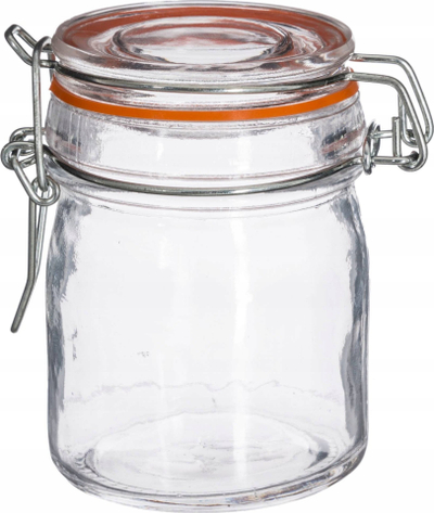 Set kavanoz qelqi me kapak klips, 150ml, 8 copë, transparent