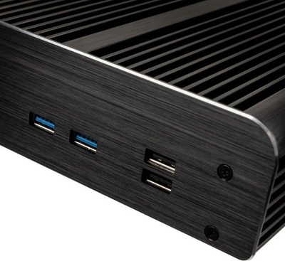 Kuti PC Akasa Newton TN A-NUC63-M1B, për Intel NUC 11, alumini, e zezë