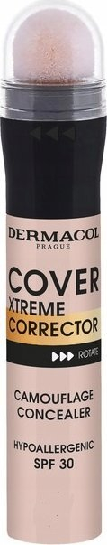 Korrektor Dermacol Cover Xtreme, mbulim i lartë, SPF 30, nuanca 0 208