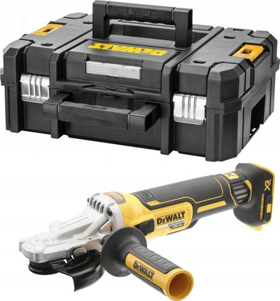 Аголна брусилка без кабел Dewalt DCG405FNT-XJ, 125 mm, 18 V, жолта