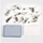 Mbajtëse kartelash identifikimi Office, 90x60mm, set 10 copë, transparente
