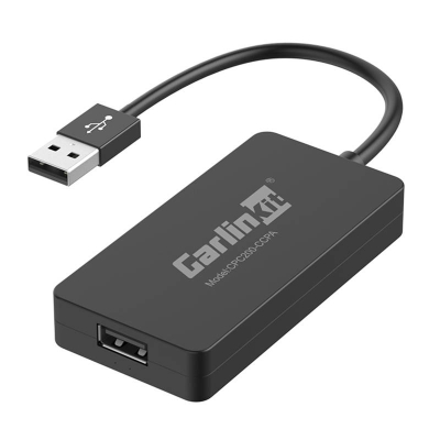 Adapter wireless për makinë Carlinkit CCPA, Apple CarPlay, Android Auto, i zi