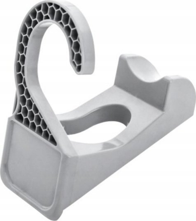 Mbajtëse tubi pishine Bestway Hose Support Safety, plastike ABS, për pishina sipër tokës, gri