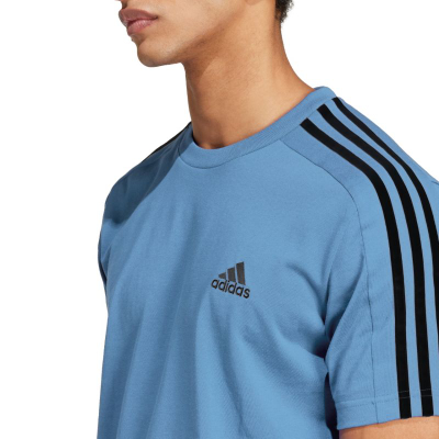 Машка маица Adidas M 3S SJ T, памук, сина