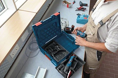 Insert veglash Bosch 1600A002V8 për GSR GDR 12V, për L-Boxx 102, ngjyrë e zezë