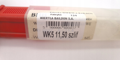 Stërvill karbidi Baildon, 11.5mm, 5xD, TiAlN