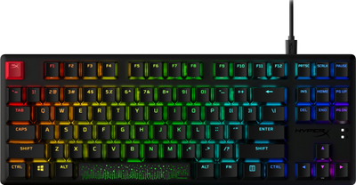 Tastierë gaming HyperX HX, mekanike, RGB, e zezë