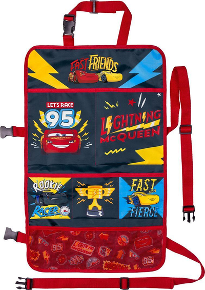 Organizues sediljeje makine SEVEN POLSKA Fast Friends S9536, Disney Cars Lightning McQueen, shumë xhepa, shumëngjyrësh
