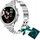 Smartwatch për gra Manta Diamond Lusso, ekran i rrumbullakët, set me byzylyk YES, argjendtë