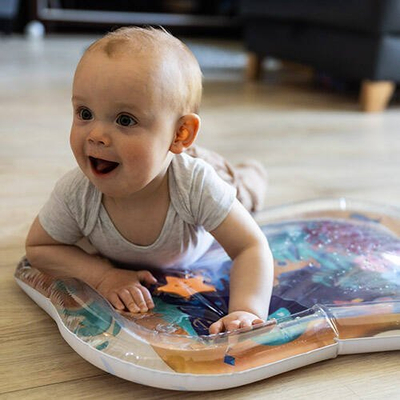 Tapet uji me fryrje Babyono Inflatable Water Mat, për beba, shumëngjyrësh