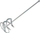Mikser ndërtimi Right-Hand Mixer With Ring, Ø130mm, fije M14, metalik